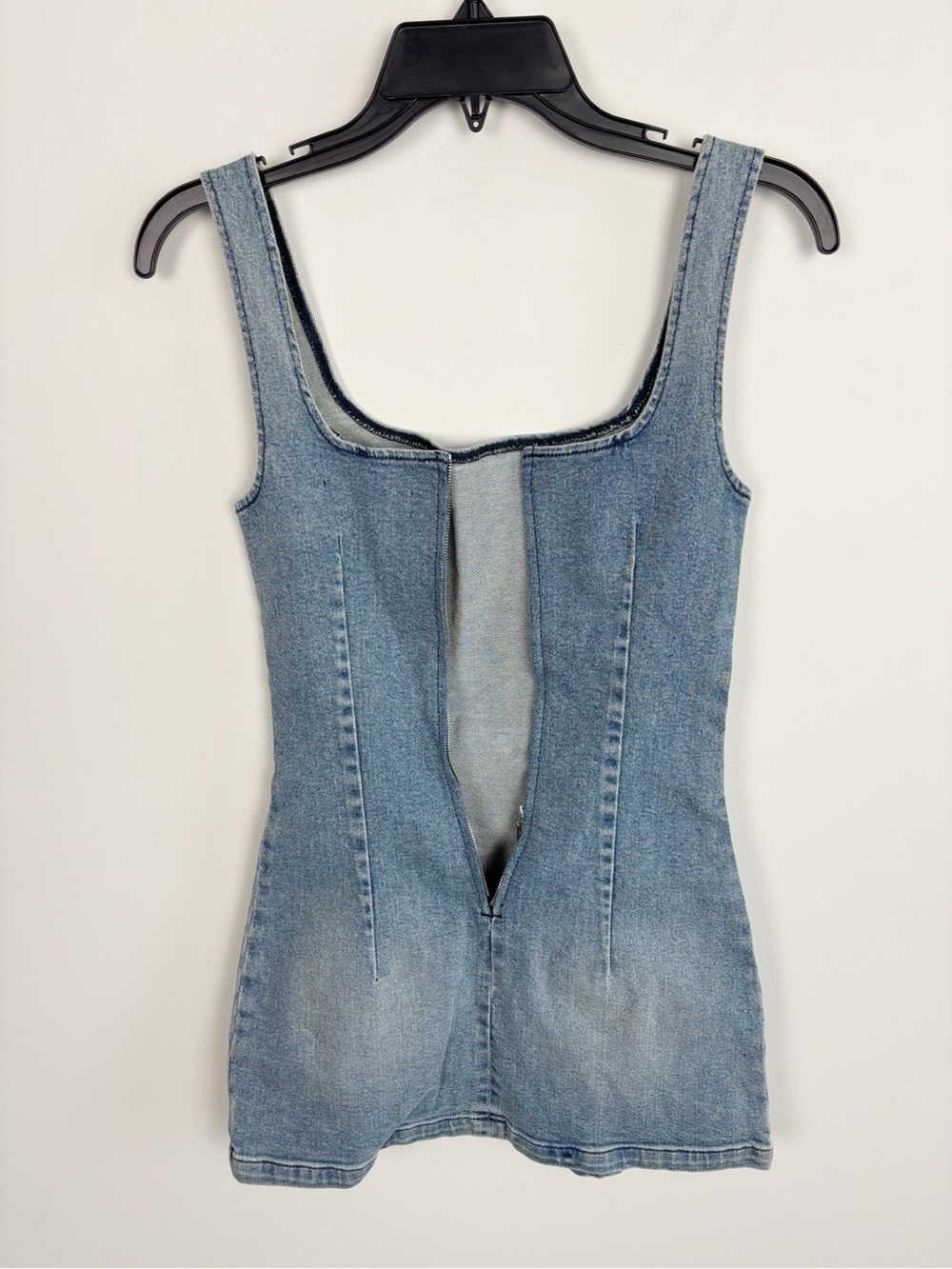 Flaw EB DENIM Devan Denim Mini Dress Size XS - Picture 3 of 11